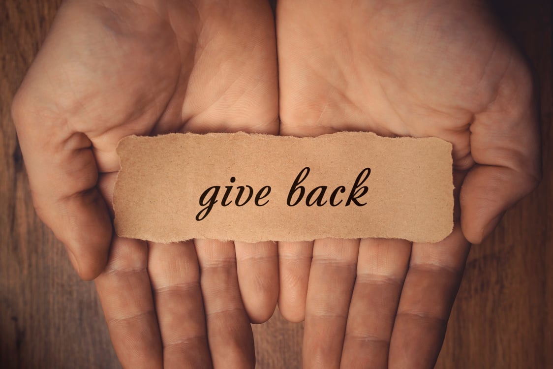 Give back